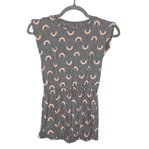 Cotton On Kids Girls Rainbow Print Dress Size 8